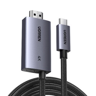 Ugreen Cable HDMI male - USB-C male 2m Γκρι CM675 55330