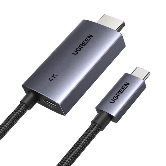 Ugreen Cable HDMI male - USB-C male 2m Γκρι CM675 55330