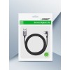 UGREEN US284 50942 Καλώδιο Φόρτισης USB σε USB-C 2m Γκρί