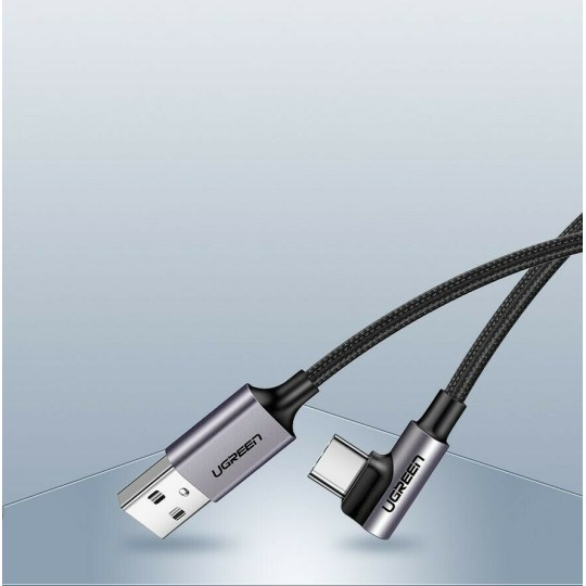 UGREEN US284 50942 Καλώδιο Φόρτισης USB σε USB-C 2m Γκρί