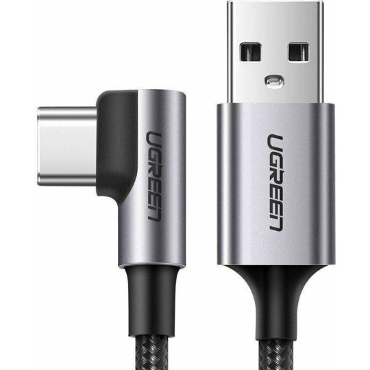 UGREEN US284 50942 Καλώδιο Φόρτισης USB σε USB-C 2m Γκρί