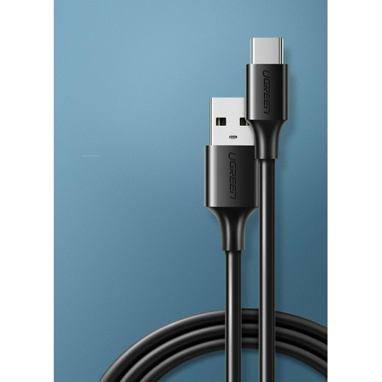 UGREEN US287 60118 Καλώδιο Φόρτισης USB σε USB-C 2m Μαύρο