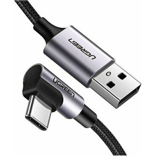 UGREEN US284 70255 Καλώδιο Φόρτισης USB σε USB-C 3m Γκρί