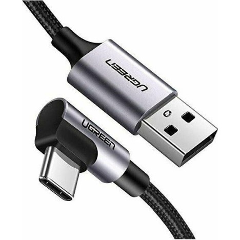 UGREEN US284 70255 Καλώδιο Φόρτισης USB σε USB-C 3m Γκρί