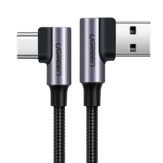 UGREEN US284 70255 Καλώδιο Φόρτισης USB σε USB-C 3m Γκρί