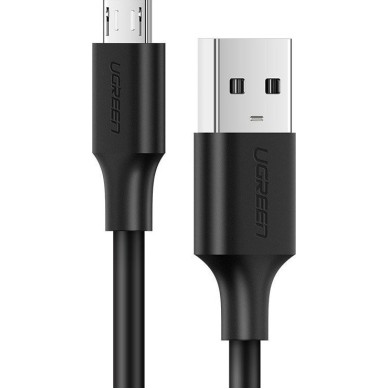 UGREEN US289 60136 Καλώδιο Φόρτισης USB σε Micro Usb 1m Μαύρο