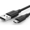 UGREEN US289 60136 Καλώδιο Φόρτισης USB σε Micro Usb 1m Μαύρο