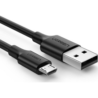 UGREEN US289 60136 Καλώδιο Φόρτισης USB σε Micro Usb 1m Μαύρο