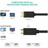 UGREEN DP101 10203 Καλώδιο DP σε HDMI M/M 4K/30Hz 3m Μαύρο