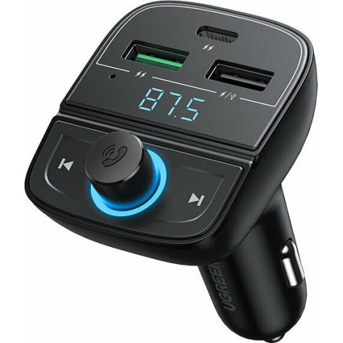 UGREEN CD229 80910 FM Transmitter με BΤ και φορτιστής αυτοκινήτου