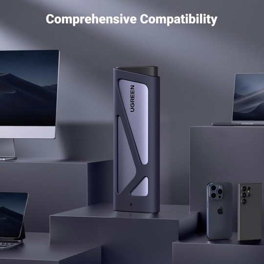 UGREEN CM767 15813 Θήκη M2 NVMe/M2 SATA SSD USB-C 3.1