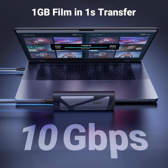 UGREEN CM767 15813 Θήκη M2 NVMe/M2 SATA SSD USB-C 3.1