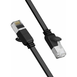 UGREEN NW101 50186 Καλώδιο Δικτύου UTP CAT6 3m Flat Pure Copper Μαύρο