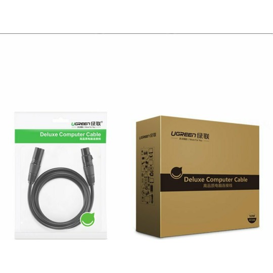 UGREEN AV130 20708 Kαλώδιο Ήχου XLR M/F 1m