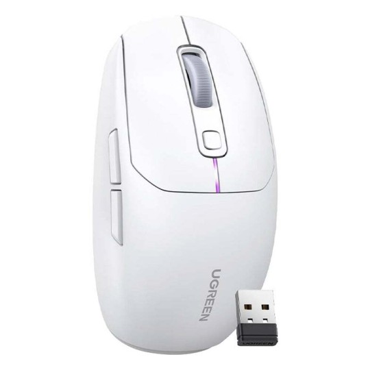 UGREEN MU103 15629 Ασύρματο Ποντίκι 2.4GHz/BT Λευκό