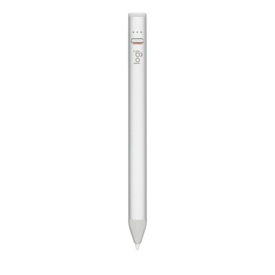 Logitech Crayon Ψηφιακή Γραφίδα Αφής για iPad Ασημί 914-000074
