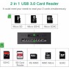 UGREEN CR127 20250 Card Reader USB SD/TF Μαύρο UGREEN CR127 20250 Card Reader USB SD/TF Μαύρο
