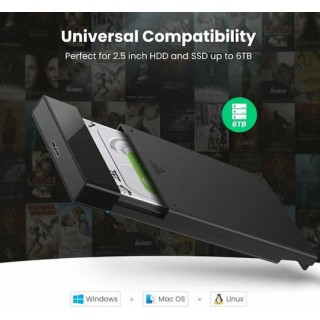 UGREEN US221 Θήκη HDD 2,5''  30848 USB 3.0