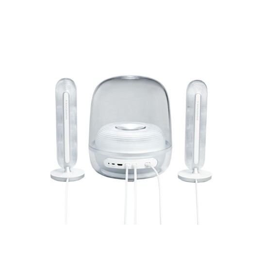 Harman Kardon Soundsticks 5 Ασύρματα Ηχεία Υπολογιστή 2.1 με Bluetooth Λευκά