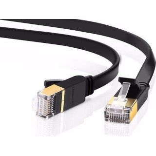 Ugreen NW106 Flat U/FTP (STP) Cat.7 Καλώδιο Δικτύου Ethernet 5m (11263) Μαύρο