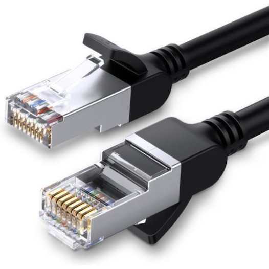 UGREEN Καλώδιο Δικτύου UTP CAT6 NW101 50193 3m Pure Copper Μαύρο