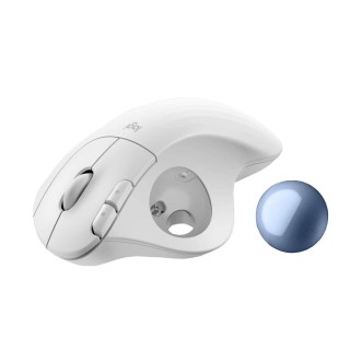 Logitech Ergo M575S Ασύρματο Bluetooth Ποντίκι με Trackball Λευκό