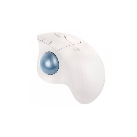 Logitech Ergo M575S Ασύρματο Bluetooth Ποντίκι με Trackball Λευκό