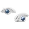 Logitech Ergo M575S Ασύρματο Bluetooth Ποντίκι με Trackball Λευκό