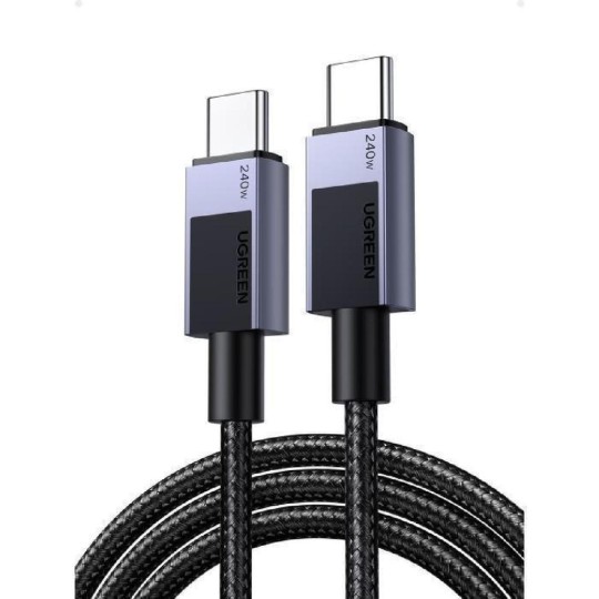 UGREEN L513 45068 Καλώδιο Φόρτισης USB-C σε USB-C PD 240W 2m Γκρί