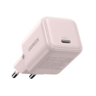 UGREEN X512 55556 Φορτιστής Σπιτιού GaN PD 20W 1 Θέσης Ροζ