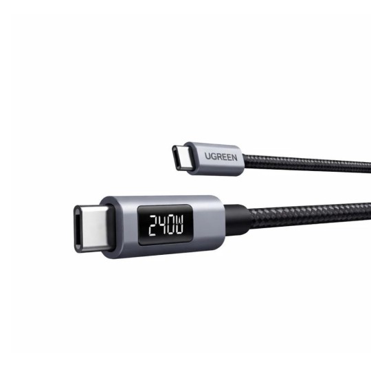 UGREEN L530 65866 Καλώδιο Φόρτισης USB-C σε USB-C PD 240W 1m Μαύρο