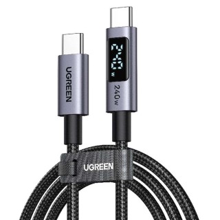 UGREEN L530 65866 Καλώδιο Φόρτισης USB-C σε USB-C PD 240W 1m Μαύρο