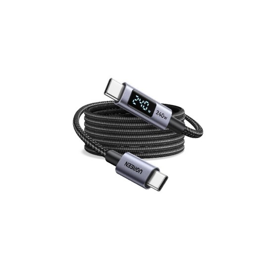 UGREEN L530 65867 Καλώδιο Φόρτισης USB-C σε USB-C PD 240W 2m Μαύρο