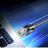 UGREEN NW315 55154 Καλώδιο Δικτύου UTP CAT6A 0.5m Μαύρο