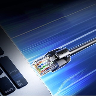 UGREEN NW315 55154 Καλώδιο Δικτύου UTP CAT6A 0.5m Μαύρο