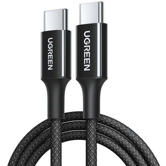 UGREEN L501 35254 Καλώδιο Φόρτισης USB-C σε USB-C PD 60W 1m Μαύρο