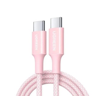 UGREEN L502 65251 Καλώδιο Φόρτισης USB-C σε USB-C PD 100W 1m Ροζ