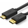 UGREEN DP101 10202 Καλώδιο DP σε HDMI M/M 4K/30Hz 2m Μαύρο