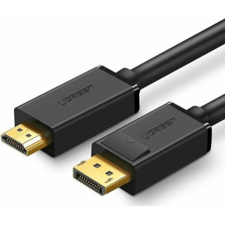 UGREEN DP101 10202 Καλώδιο DP σε HDMI M/M 4K/30Hz 2m Μαύρο