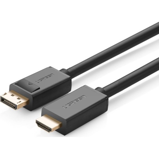 UGREEN DP101 10204 Καλώδιο DP σε HDMI M/M 4K/30Hz 5m Μαύρο