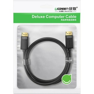UGREEN DP102 10211 Καλώδιο DP 1.2 M/M 4K/60Hz 2m Μαύρο