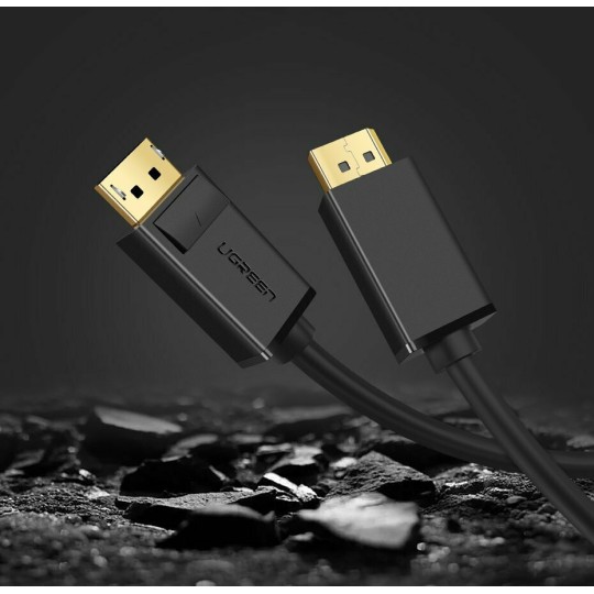UGREEN DP102 10211 Καλώδιο DP 1.2 M/M 4K/60Hz 2m Μαύρο
