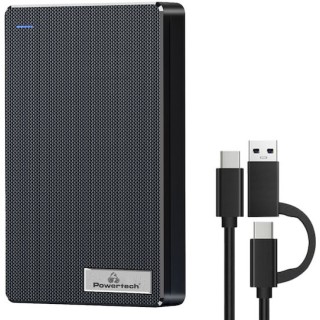 POWERTECH PT-1232 Θήκη για 2.5" SATA HDD/SSD  5Gbps Μαύρη