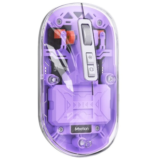 Meetion MT-BTM005 Wireless Bluetooth Mouse Purple