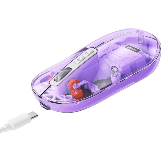 Meetion MT-BTM005 Wireless Bluetooth Mouse Purple