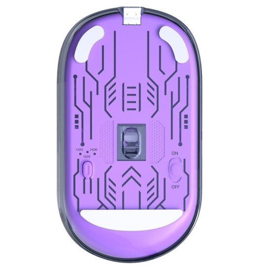 Meetion MT-BTM005 Wireless Bluetooth Mouse Purple