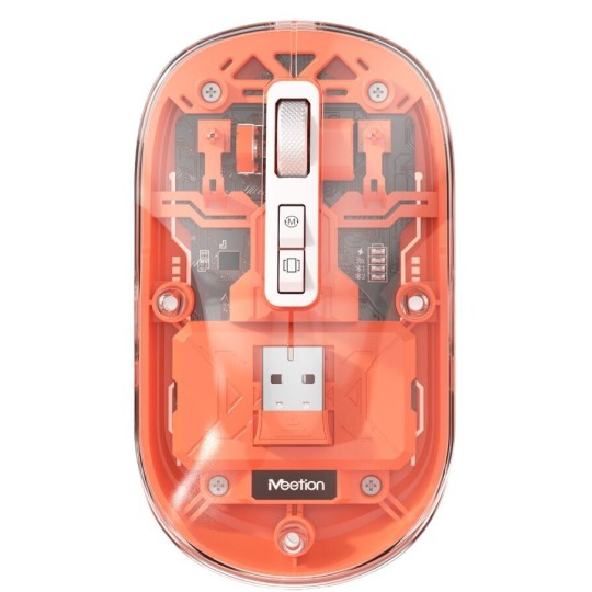 Meetion MT-BTM005 Wireless Bluetooth Mouse Orange