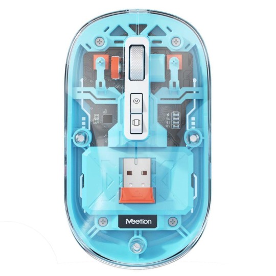 Meetion MT-BTM005 Wireless Bluetooth Mouse Blue