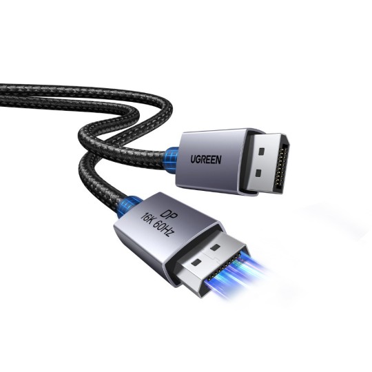 UGREEN DP131 55568 Καλώδιο DP 2.1 M/M 16K/60Hz 2m Μαύρο