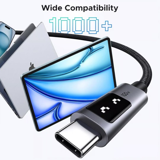UGREEN L509 35513 Καλώδιο Φόρτισης USB-C σε USB-C PD 100W 3m Μαύρο
